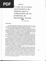 Vigotsky: Su Proyeccion en El Pensamiento Actual / El Valor de La Teoria Socio Historica