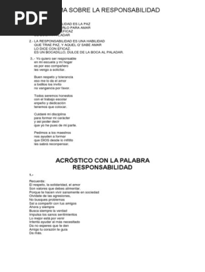 Poema Sobre La Responsabilidad Justicia Crimen Y Justicia