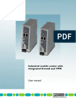 Industrial Mobile Router With Integrated Firewall and VPN: User Manual