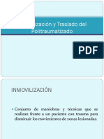 Inmovilización y Traslado Del Politraumatizado 