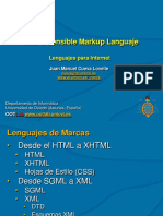 XML: Extensible Markup Languaje: Lenguajes para Internet