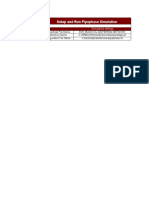 Setup and Run Pipephase Simulation