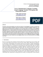 The Role of Grammar in Communicative Language Teaching