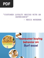 Consumer Buying Behavior on Surf Excel