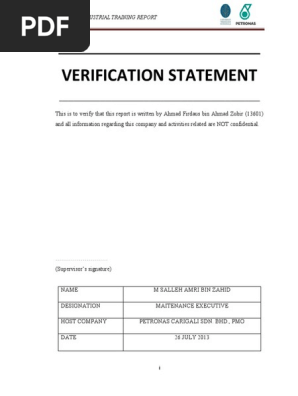 Student Internship Report 
