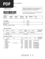 Statement For Contract # 1001752315: Amir Shehzad