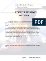 Deepwater Horizon Oil Spill: Technical Cases That Did Not Work and Created A Problem