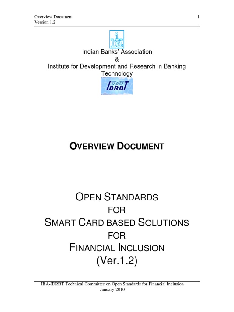 FI Overview Document Version 1.2 | PDF | Financial Inclusion | Debits ...