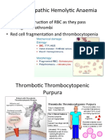 Microangiopathic Hemolytic Anemia and Thrombotic Thrombocytopenic Purpura