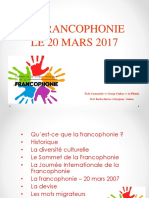 Fete de La Francophonie 2017