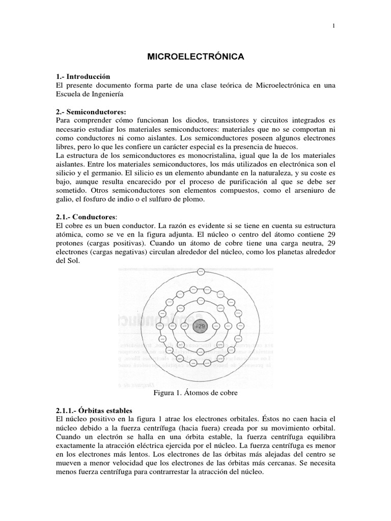 Introducción a la Microelectrónica | PDF | Semiconductores | Diodo