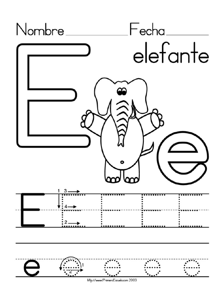 Vocales para Colorear y Remarcar