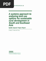 Download A Systems Approach to Analyzing Land Use Options or Sustainable Rural Development in South and Southeast Asia  by International Rice Research Institute SN35208199 doc pdf