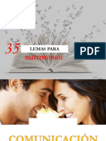35 Lemas para Matrimonios - Comunicacion