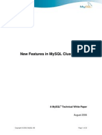 MySQL Whitepaper New Features in MySQL Cluster 51