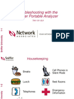 Troubleshooting With The Sniffer Portable Analyzer: TNV-101-GUI