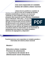 Transformaciones Socio-Espaciales en Ciudades Grandes e Intermedias Del Sistema Urbano Nacional" - 1