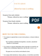 Presentation Usage of Punctuation 