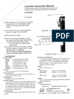 Dosimeter Instructions