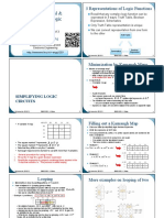 3 Representations of Logic Functions