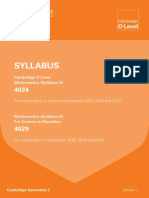 2018-2020 syllabus