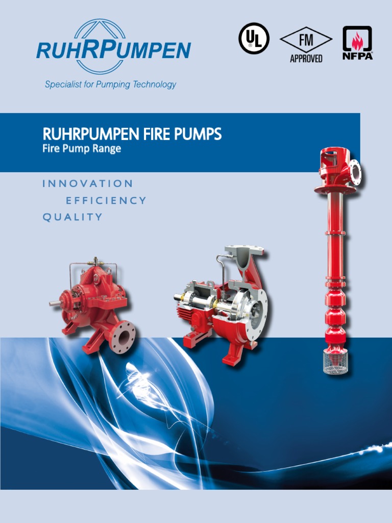 Fire Pumps Scopes UL-FM | PDF | Pump | Bearing (Mechanical)