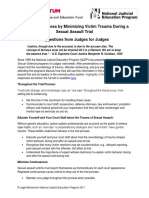 NJEP-NCSC Minimizing Trauma During A Sexual Assault Trial