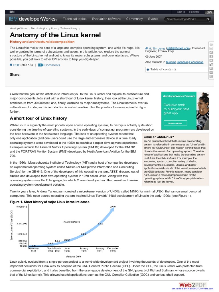 Anatomy of The Linux Kernel | PDF | Kernel (Operating System) | Thread ...