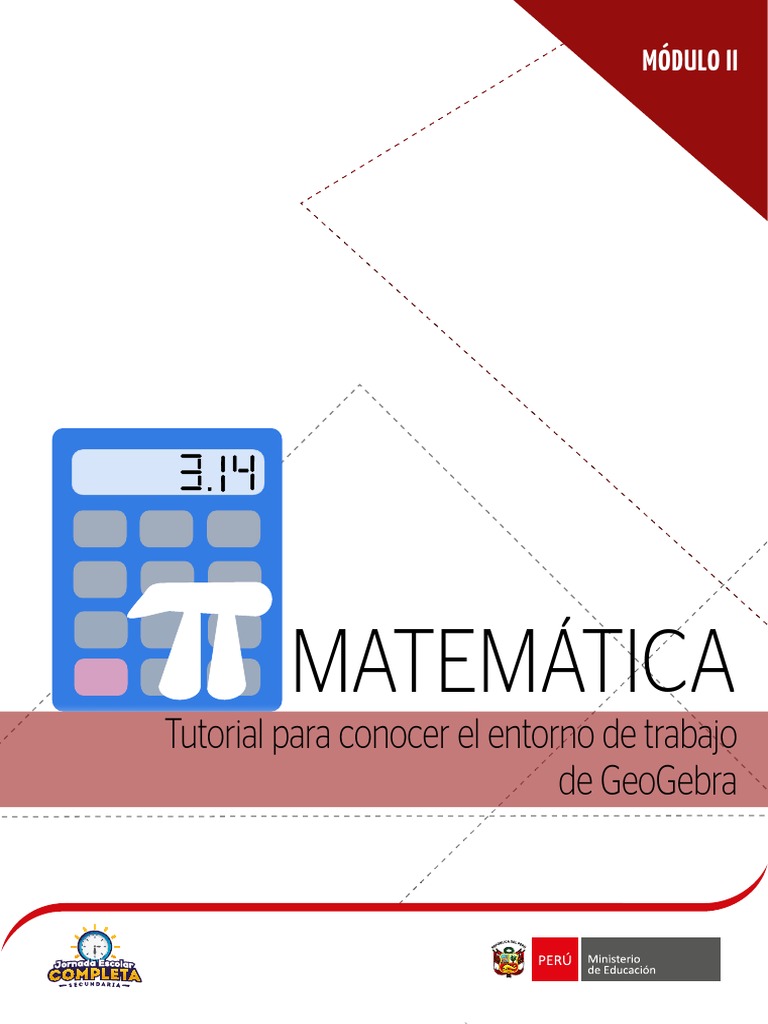 Tutorial GeoGebra para Docentes | PDF | Point and Click | Ventana ...