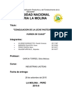 Informe N°1 Industrias Lacteas