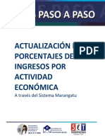 Guías Paso A Paso - Actualización de Porcentajes de Ingresos PDF