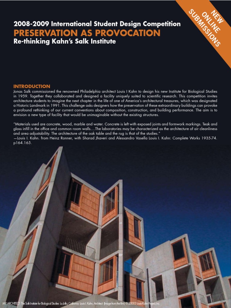 Student Project: Building Analysis of Salk Institute for