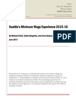 Seattles Minimum Wage Experiences 2015 16