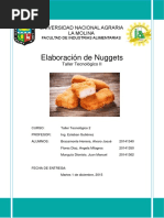 Informe Nro 3 - Elaboración de Nuggets