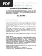 SESIÓN 07 2017 - I La Comunicación Externa La Carta Circular, La Solicitud, El Oficio.