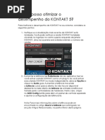 Melhorar Performance Do Kontakt