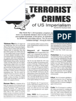 Terrorist Crimes of US Imperialism