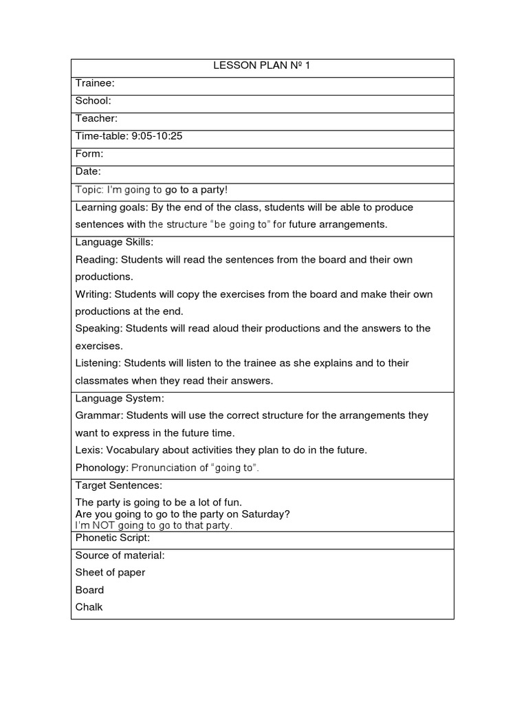 Drta lesson plan essay examples picture