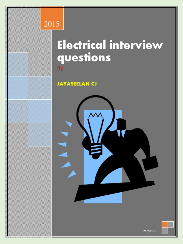 Electrical Interview Questions 2015 | PDF | Transformer | Electric Current