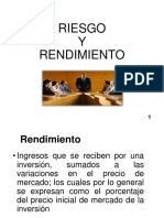 Riesgo Rendimiento