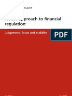 New Approach to UK Financial Regulation