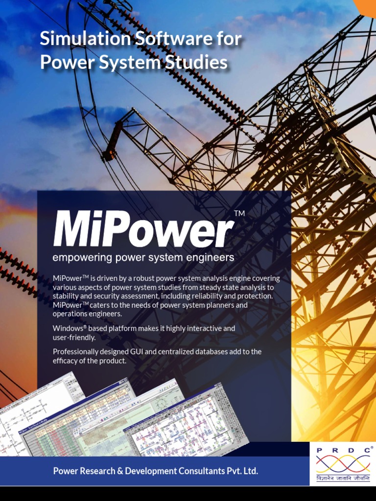 Simulation Software For Power System Studies: Power Research ...