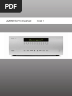 ARCAM AVR400 Service Manual Issue 1 Page 15 Page 24