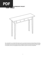 Side Table: Woodworks: Intermediate Project