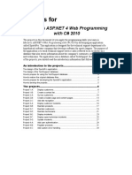 Projects for Murach's ASP.NET 4 Web Programming with C# 2010