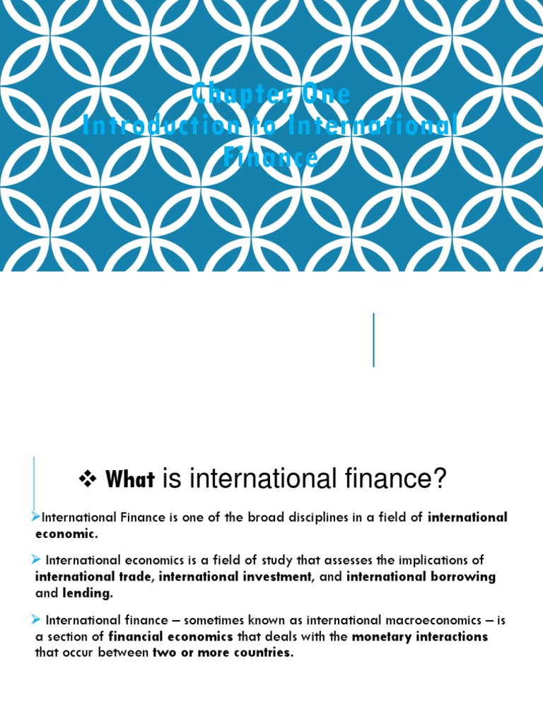 Chapter 1 Ibf Introduction Pdf International Monetary Fund World Bank