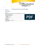 Microsoft Office Share Point Designer 2007 Training (Standalone Edition)