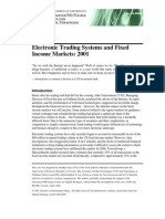 Electronic Trading & FI Markets