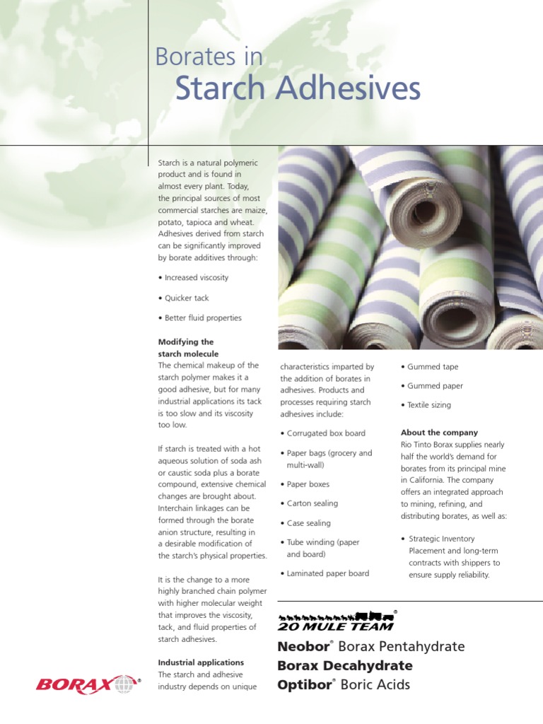 Starch Adhesives Starch Polymers