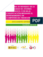 Refuerzo Empleabilidad en Jóvenes Mediante Las Competencias Transversales